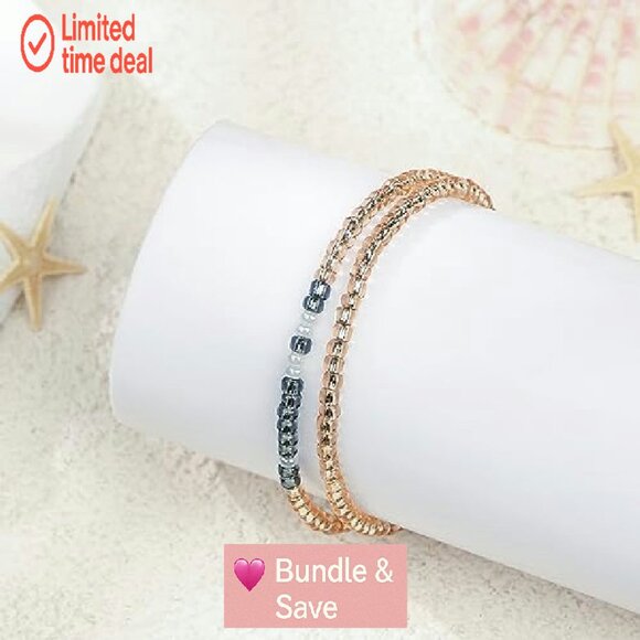 Adjustable Morse Code Bracelet Inspirational Gift Women - Picture 5 of 8